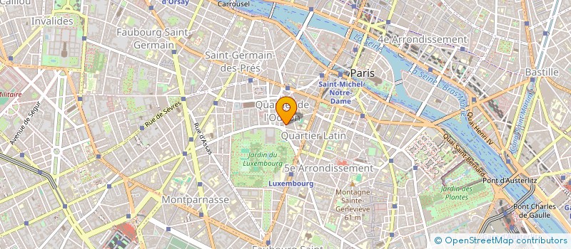 localisation de l'entreprise LES DANIELS à PARIS