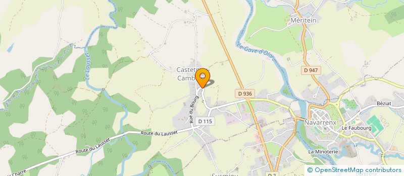 localisation de l'entreprise LES DANSEURS DE CASTETNAU  CASTETNAU-CAMBLONG