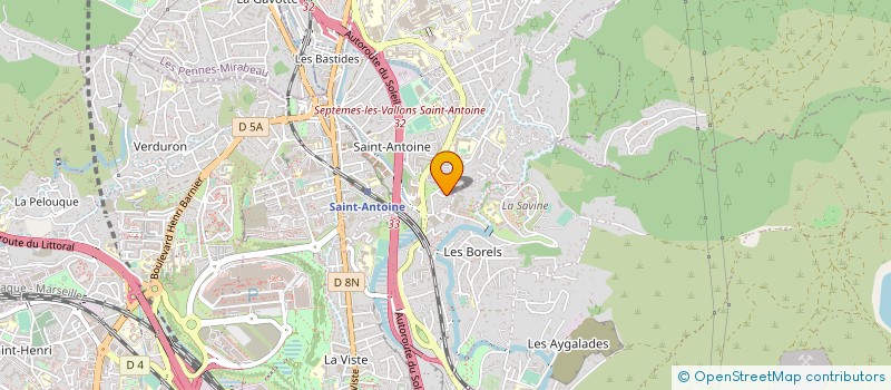 localisation de l'entreprise LES DANSEUSES DU NIL à MARSEILLE