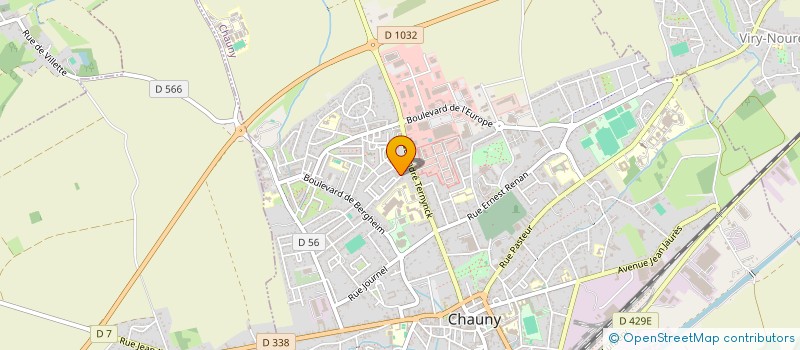 localisation de l'entreprise LES DANSEUSES ORIENTALES  CHAUNY