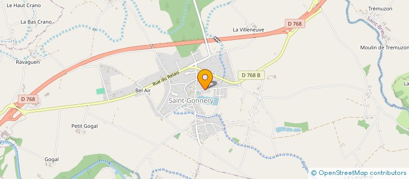 localisation de l'entreprise LES DANSOUS GONNERIENS  SAINT-GONNERY