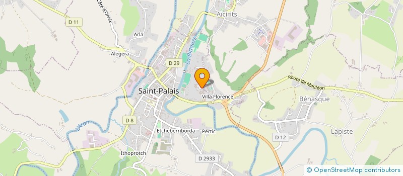 localisation de l'entreprise LES DARLING'S MAITAGARRIA à MAULEON-LICHARRE