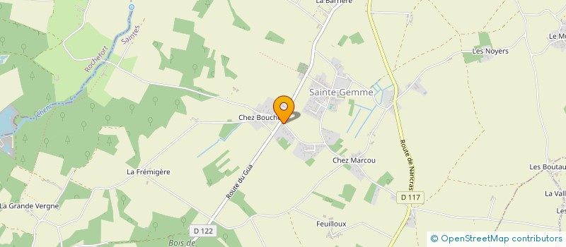 localisation de l'entreprise LES DARTS BENEZES à SAINTE-GEMME