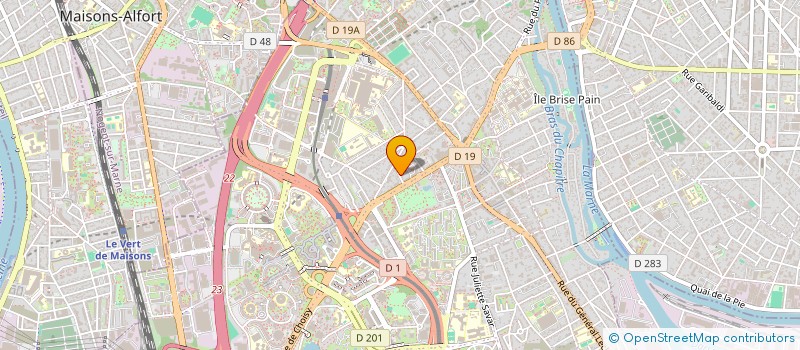 localisation de l'entreprise LES DATELIERS DE DAVID  CRETEIL