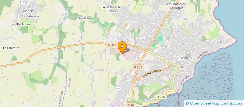 localisation de l'entreprise LES DAULES  CANCALE