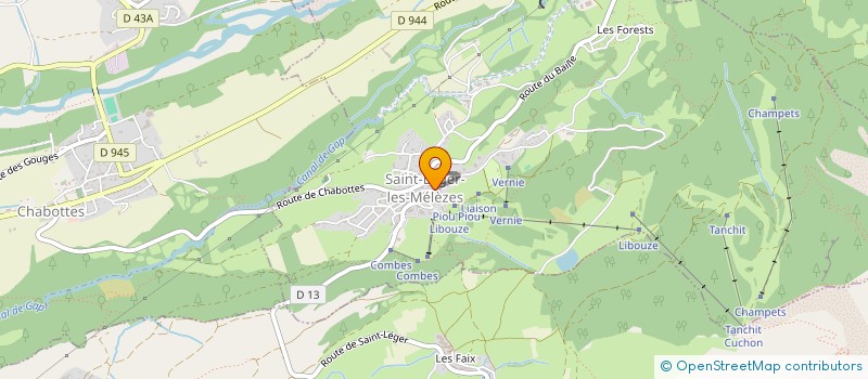 localisation de l'entreprise LES DAUPHINOIS à ANCELLE