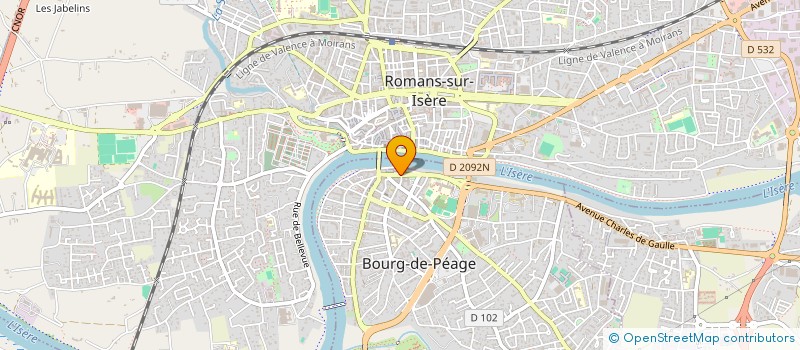 localisation de l'entreprise LES DAUPHINS  BOURG-DE-PEAGE