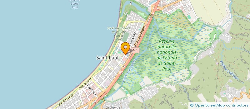 localisation de l'entreprise LES DAUPHINS à SAINT-PAUL