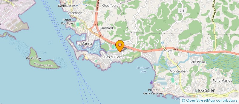 localisation de l'entreprise LES DAUPHINS à LE GOSIER