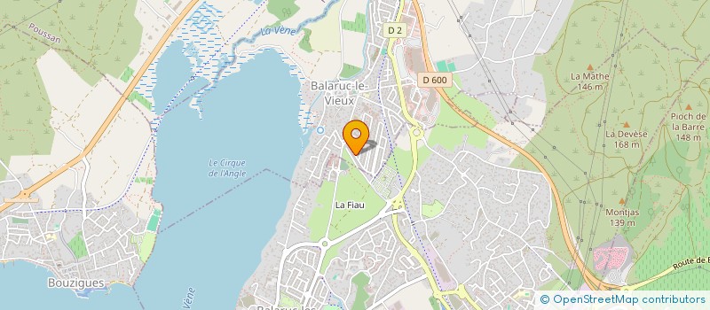 localisation de l'entreprise LES DAUPHINS  BALARUC-LE-VIEUX