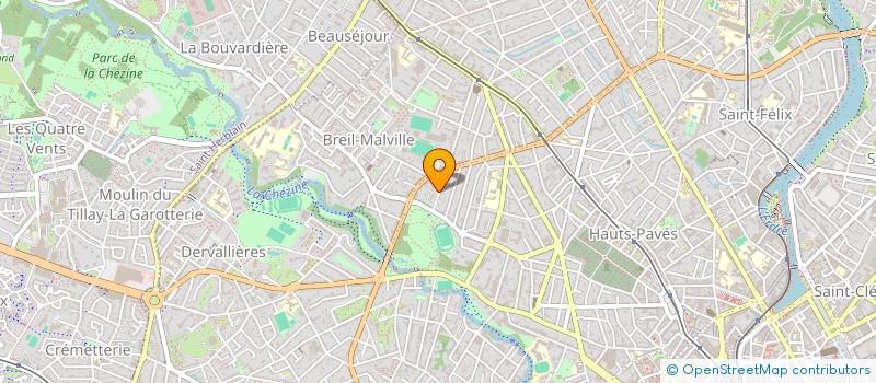 localisation de l'entreprise LES DAVIERS à NANTES