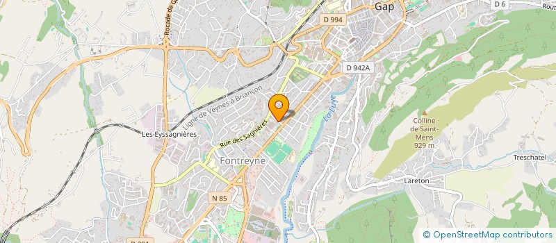 localisation de l'entreprise LES DAVINS à CHORGES
