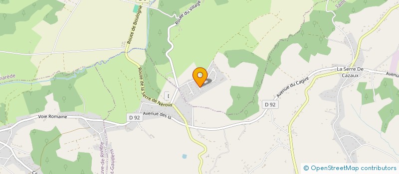 localisation de l'entreprise LES DE BORTOLI  SAUX-ET-POMAREDE