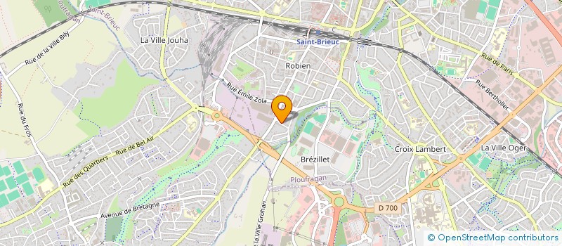 localisation de l'entreprise LES DEBOUCHEURS DE TYMPANS à SAINT-BRIEUC