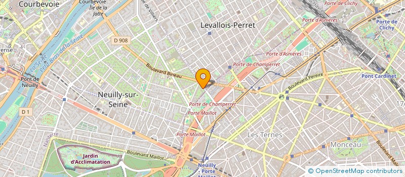 localisation de l'entreprise LES DEBOUSSOLEES à NEUILLY-SUR-SEINE