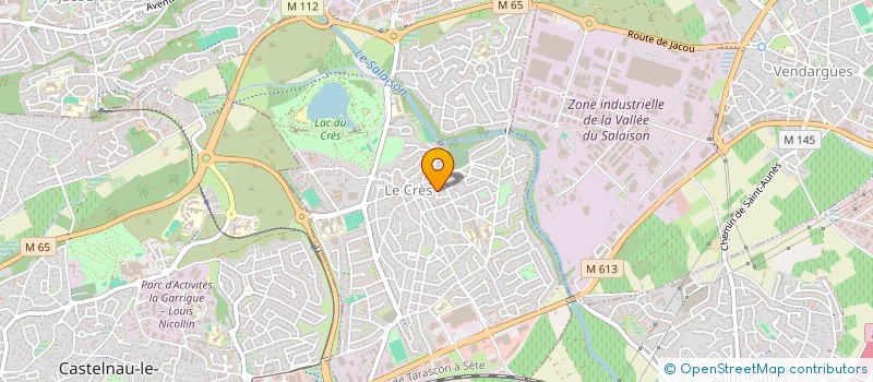 localisation de l'entreprise LES DEBOUSSOLES à LE CRES