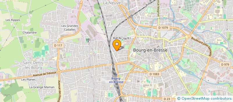 localisation de l'entreprise LES DEBRISEURS DE REVES à BOURG-EN-BRESSE