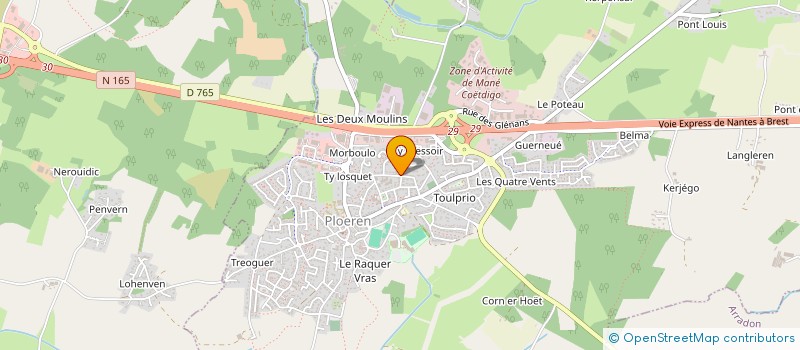 localisation de l'entreprise LES DEBROUILLARDES DE LA MARAUDE  PLOEREN