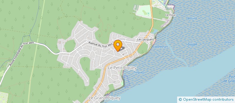 localisation de l'entreprise LES DEBROUILLARDS EN 4L à LEGE-CAP-FERRET