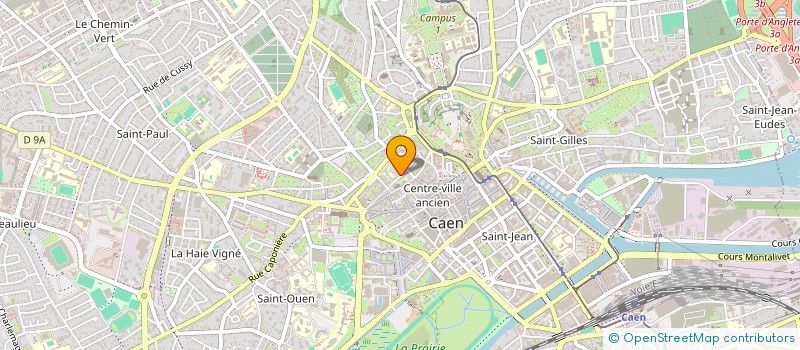 localisation de l'entreprise LES DECAENTES à CAEN