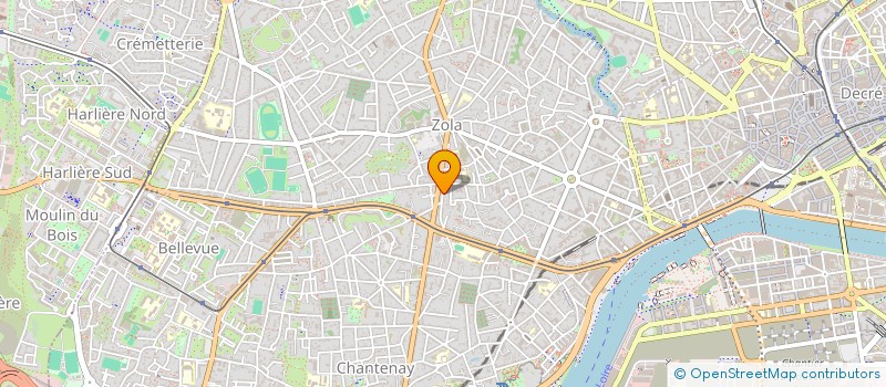 localisation de l'entreprise LES DECALIBREES ASSOCIATION à NANTES