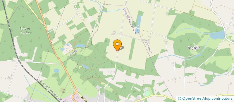 localisation de l'entreprise LES DECAPEURS BRETONS  GUENROUET