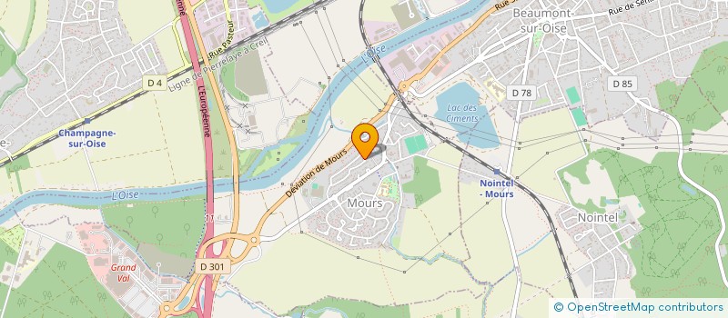 localisation de l'entreprise LES DECIDEURS DE PARIS (LDDP)  MOURS