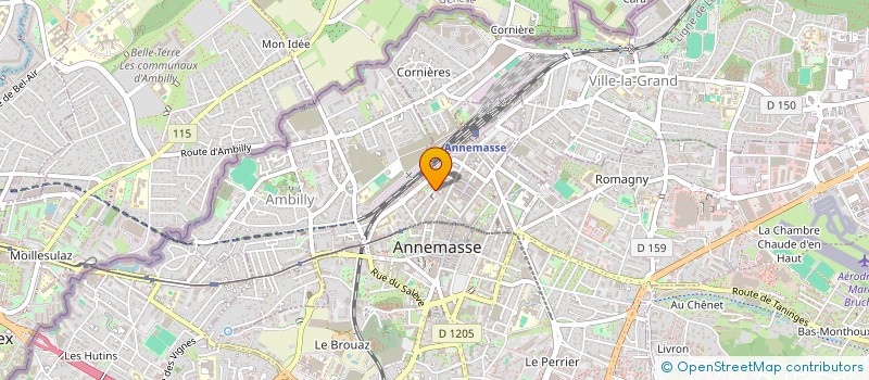 localisation de l'entreprise LES DECOLLETEURS REUNIS  ANNEMASSE