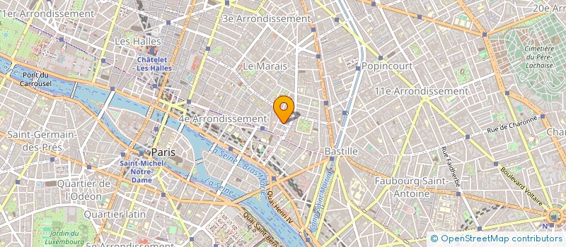 localisation de l'entreprise LES DECORATEURS  PARIS