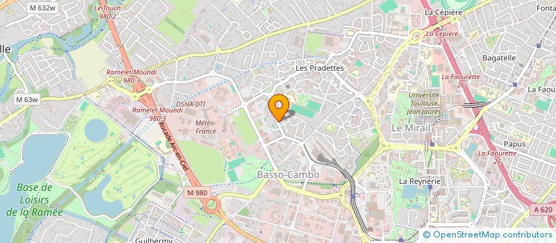 localisation de l'entreprise LES DECORS TIQUES à TOULOUSE