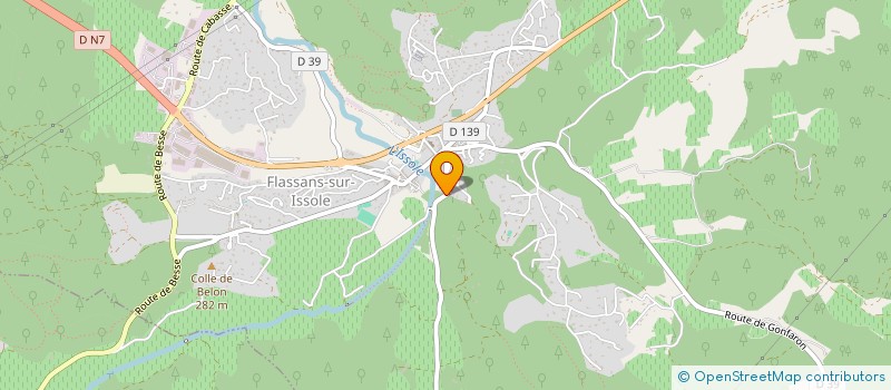 localisation de l'entreprise LES DECOUVERTES DE FRAN à FLASSANS-SUR-ISSOLE