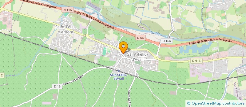 localisation de l'entreprise LES DEDOUANEURS  SAINT-FELIU-D'AVALL