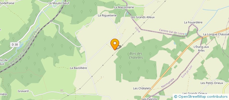 localisation de l'entreprise LES DEFAIS à BRETONCELLES