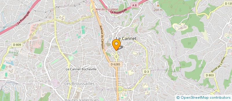 localisation de l'entreprise LES DEFIS DE PANACEE à LE CANNET