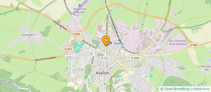 localisation de l'entreprise LES DEFRICHEURS à AVALLON