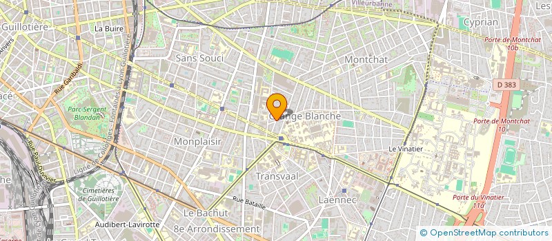 localisation de l'entreprise LES DEFRICHEURS DU ZENITH  LYON