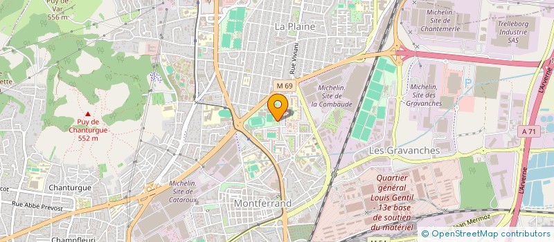 localisation de l'entreprise LES DEFRICHEURS FILMS  CLERMONT-FERRAND