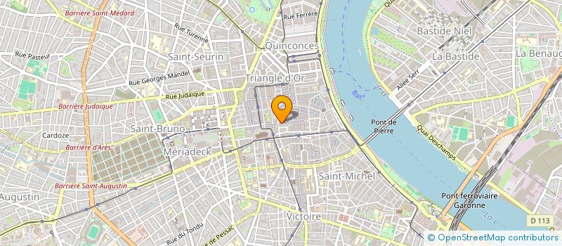 localisation de l'entreprise LES DEGLINGOTS à BORDEAUX