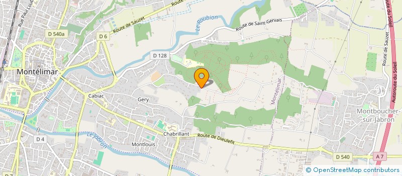 localisation de l'entreprise LES DEGOTEUSES  MONTELIMAR