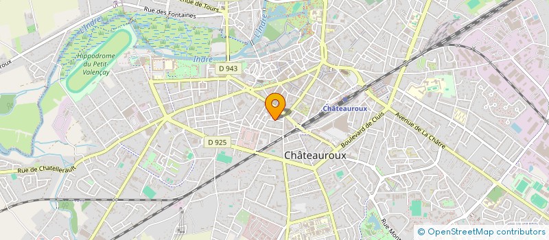 localisation de l'entreprise LES DEJ DE GALUTIN à CHATEAUROUX