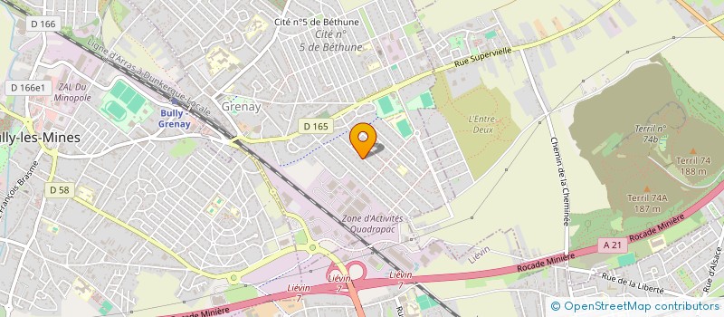 localisation de l'entreprise LES DEJANTES DE SPORTS NATURE  GRENAY