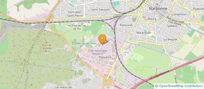 localisation de l'entreprise LES DEL à NARBONNE