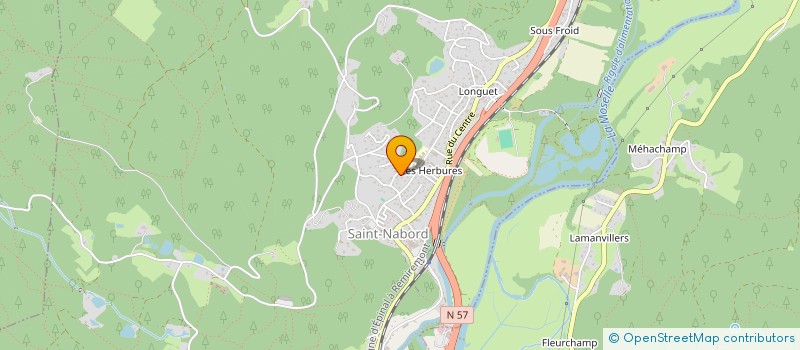 localisation de l'entreprise LES DELAC'  SAINT-NABORD