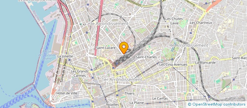 localisation de l'entreprise LES DELICES à MARSEILLE