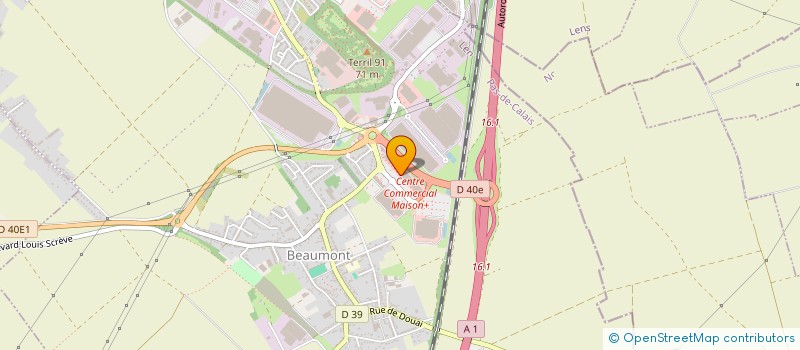 localisation de l'entreprise LES DELICES à HENIN-BEAUMONT