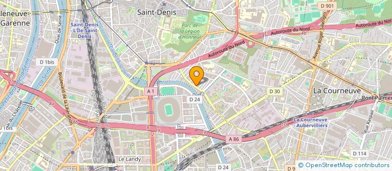 localisation de l'entreprise LES DELICES à SAINT-DENIS