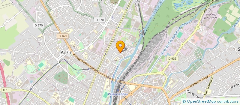 localisation de l'entreprise LES DELICES  VALENCIENNES