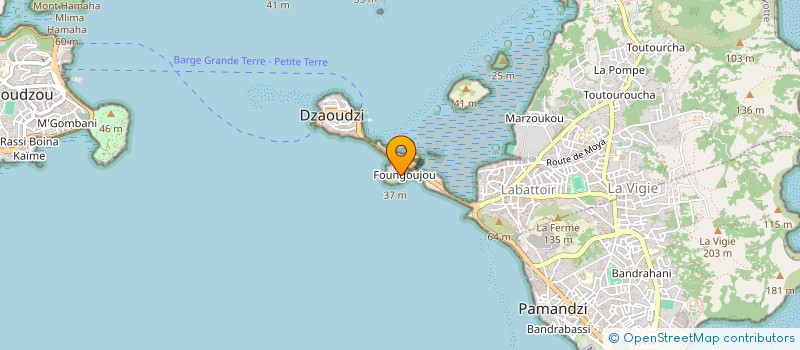 localisation de l'entreprise LES DELICES à DZAOUDZI