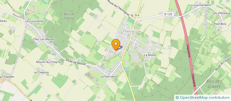 localisation de l'entreprise LES DELICES à MERIGNAC