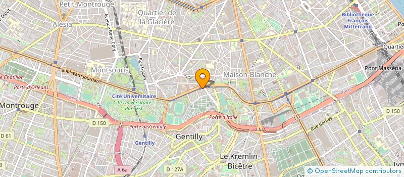 localisation de l'entreprise LES DELICES ALLO PIZZA EXPRESS  PARIS